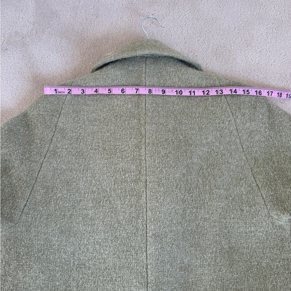 Vintage 1960s Mint Sage Green Coat - Picture 15 of 16